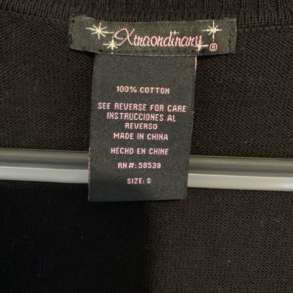 Xtraordinary Short Sleeve Cardigan Sweater - Picture 2 of 4